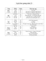 Giáo án Tổng hợp môn lớp 2 - Tuần 21 năm 2013