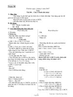 Giáo án môn Toán lớp 3 - Tuần 18