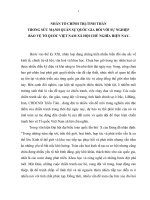 NHÂN TỐ CHÍNH TRỊTINH THẦN  TRONG SỨC MẠNH QUÂN SỰ QUỐC GIA ĐỐI VỚI SỰ NGHIỆP  BẢO VỆ TỔ QUỐC VIỆT NAM XÃ HỘI CHỦ NGHĨA HIỆN NAY.