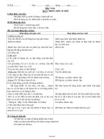 Giáo án Toán lớp 1 - Bài 2: Nhiều hơn, ít hơn