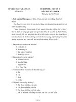 Đề kiểm tra học kỳ 2 môn Ngữ văn, lớp 8 (Đề 2)