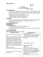 Giáo án Ngữ văn 8 - Tuần 21 và 22