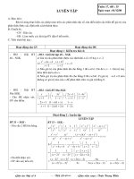 Giáo án Đại số 8 - GV: Trần Trung Hiếu - Tiết 35: Luyện tập