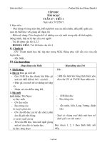 Giáo án Tiếng việt tuần 17 - Trường Tiểu học Phong Thạnh A