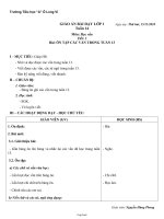 Giáo án môn Học vần - Tiết: 3 - Bài: Ôn tập các vần trong tuần 13