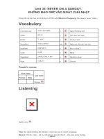 Giáo án English 6 - Unit 35: Never on a sungday