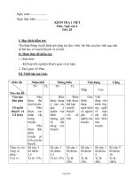 Đề 6 Kiểm tra 1 tiết môn: Ngữ văn 6 tiết: 28