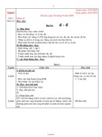 Giáo án Tổng hợp các môn lớp 1 - Tuần 4