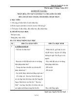 Giáo án Luyện từ và câu 3: Nhân hóa. Ôn tập cách đặt và trả lời câu hỏi để làm gì? Dấu chấm, chấm hỏi, chấm than