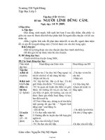Giáo án Tập đọc - Kể chuyện 3 tiết 13, 14: Người lính dũng cảm