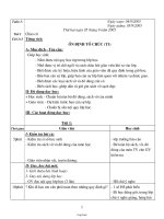 Giáo án các môn lớp 1 - Trường TH Trần Văn Ơn - Tuần 1 năm 2005