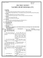 Giáo án Tin học khối 7 tiết 57: Bài thực hành 9 tạo biểu đồ để minh họa (tt)