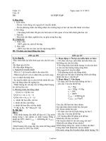 Giáo án Vật lí Lớp 8 - Tiết 33: Luyện tập - Năm học 2011-2012