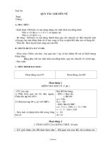 Giáo án môn học Số học lớp 6 - Tiết 59: Quy tắc chuyển vế (Tiết 2)