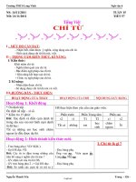 Giáo án Ngữ văn Lớp 6 - Tuần 15 - Năm học 2011-2012- Nguyễn Thanh Yên