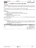 GA Đại số 7 – THCS Phước Hòa - Tiết 63: Nghiệm của đa thức một biến