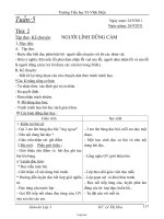 Giáo án lớp 3 - Tuần 5- Trường Tiểu học Tô Vĩnh Diện