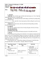 Giáo án Số học Lớp 6 - Chương I: Ôn tập và bổ túc về số tự nhiên - Năm học 2004-2005