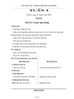 Giáo án Lớp 3 Tuần 4 - Chu Thị Tuyết – Trường tiểu học Lại Thượng