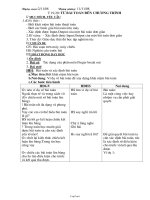 Giáo án Tin học 8 tiết 19, 20: Từ bài toán đến chương trình