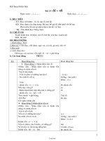 Giáo án dạy bài Lớp 1 - Tuần 8