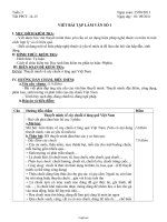 Giáo án Ngữ Văn Lớp 6 - Tiết 14+15: Viết bài tập làm văn số 1 - Năm học 2011-2012