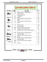 Giáo án các môn khối 3 - Tuần 35 - Trường tiểu học Lộc Phú