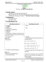 Giáo án Toán Lớp 4 - Tuần 29-32 - Năm học 2010-2011 - Nguyễn Văn Tuấn