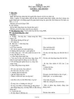 Giáo án tổng hợp Tuần số 16 - Lớp 3 năm 2011