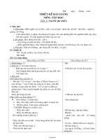 Giáo án Tập đọc tuần 8 tiết 1: Người mẹ hiền