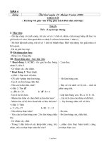 Giáo án 2 buổi Lớp 3 - Tuần 4 - Năm học 2006-2007