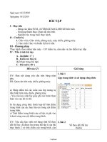 Giáo án Tin học 7 - Tiết 21: Bài tập - Năm học 2010-2011