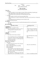 Giáo án Tin học lớp 7 tiết 3, 4: Bài thực hành 1: Làm quen với chương trình bảng tính excel