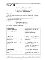 Thiết kế bài dạy chiều Lớp 3 Tuần 31 - Trường Tiểu học Đồng Tiến