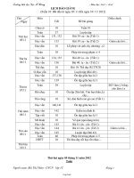 Giáo án giảng dạy môn khối 1 - Tuần 10 - Trường tiểu học Đạ MRông