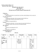 Đề kiểm tra học kỳ II môn: Giáo dục công dân 7