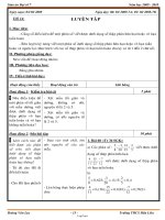 Giáo án Đại số 7 - Năm học 2009 - 2010 - Tiết 14: Luyện tập