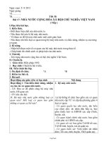 Giáo án Giáo dục công dân 7 tiết 30: Nhà nước cộng hòa xã hội chủ nghĩa Việt Nam (tiếp)