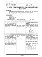 GA Hình học 7 - THCS Võ Trường Toản - Tiết 53: Tính chất ba đường trung tuyến của tam giác