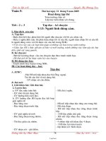 Giáo án Ngữ văn 8 - Tiết 43: Câu ghép - Năm học 2006-2007 - Dương Thị Thảo Trang