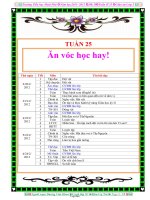 Giáo án lớp 3 - Tuần 25 - Trường tiểu học Hoài Phú