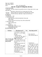 Giáo án Mĩ thuật 7 - Tiết 2, Bài 2: Vẽ theo mẫu Cái cốc và quả (Vẽ bằng bút chì đen) - Năm học 2010-2011