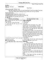 Giáo án Ngữ văn 8 kì 1 - Trường THCS Sơn Tây