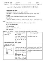 Bài giảng môn Công nghệ lớp 9 - Tiết 13 - Bài 6: Thực hành lắp mạch điện bảng điện (tiết 3)