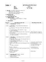 Giáo án Toán 2 tuần 7 - Trường Tiểu học số 2 Ninh Ích