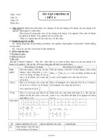 Giáo án môn học Đại số lớp 7 - Tiết 35: Ôn tập chương II