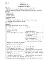 Giáo án môn Tập làm văn lớp 3 - Tiết 21: Đáp lời cảm ơn, tả ngắn về loài chim