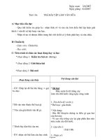 Giáo án Ngữ văn 7 - Tiết 116: Trả bài tập làm văn số 6 - Năm học 2006-2007