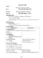 Giáo án môn Tập viết lớp 3 - Tuần 9 đến tuần 12