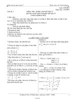 Bài giảng môn học Đại số lớp 7 - Cộng, trừ , nhân, chia số hữu tỉ giá trị tuyệt đối của một số hữu tỉ